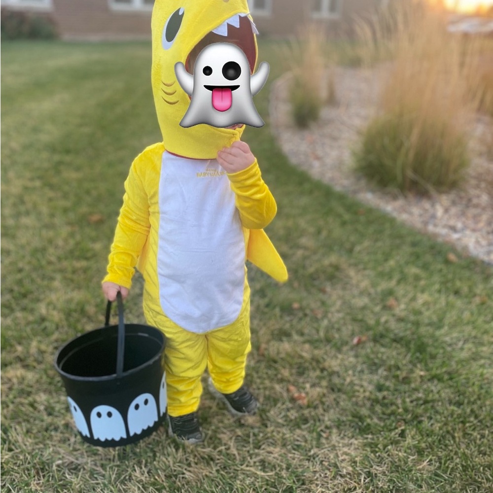 Yellow Shark Kids Costume